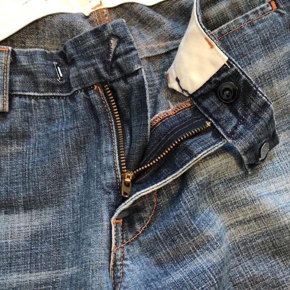 7 For All Mankind Womens Flare Jeans Sz 29 Denim Western Mid Rise Casual - Picture 2 of 10